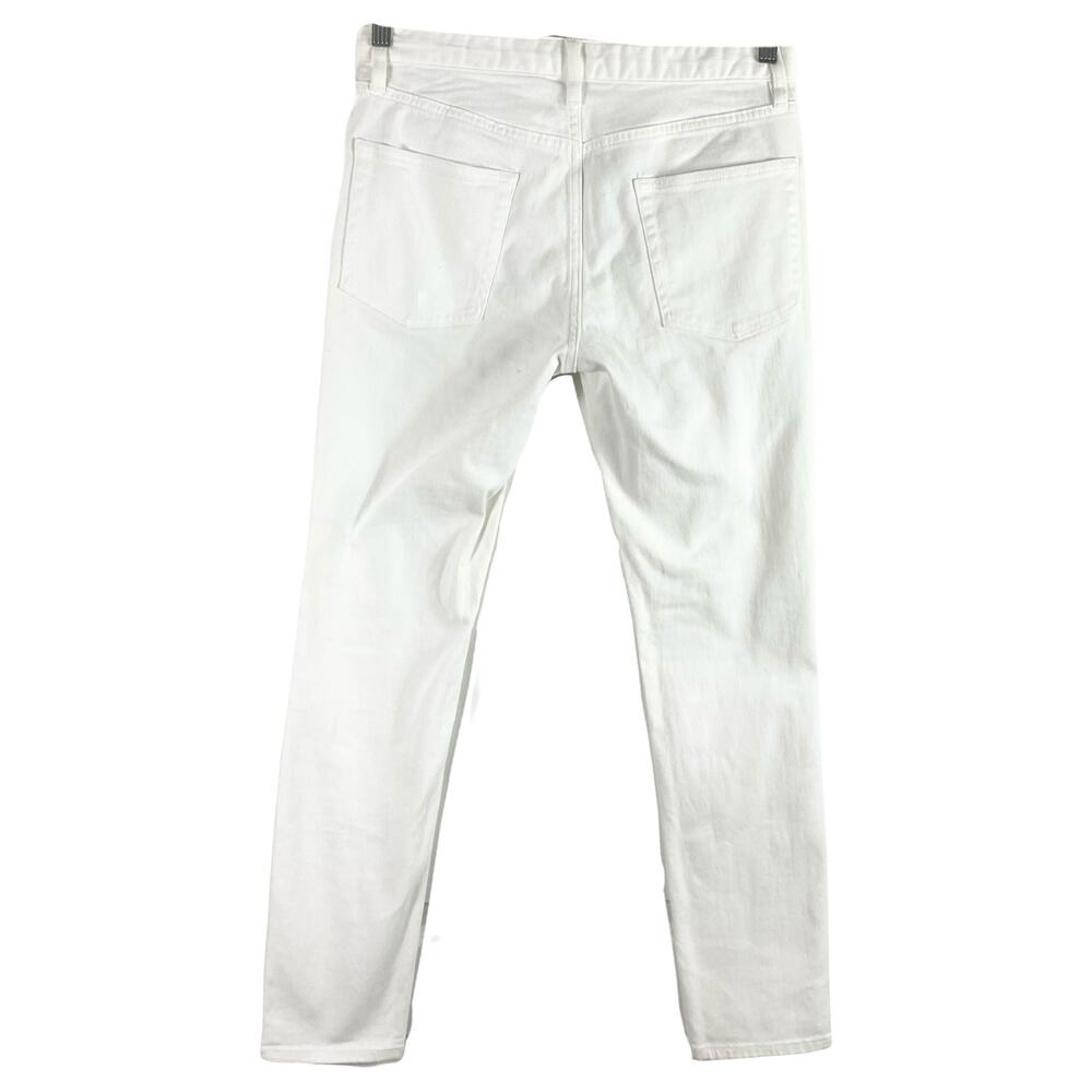 NEW TOPMAN Jeans W32XL30 White Skinny Stretch - Picture 2 of 13